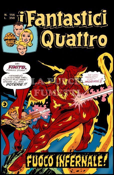 FANTASTICI QUATTRO #   156: FUOCO INFERNALE!